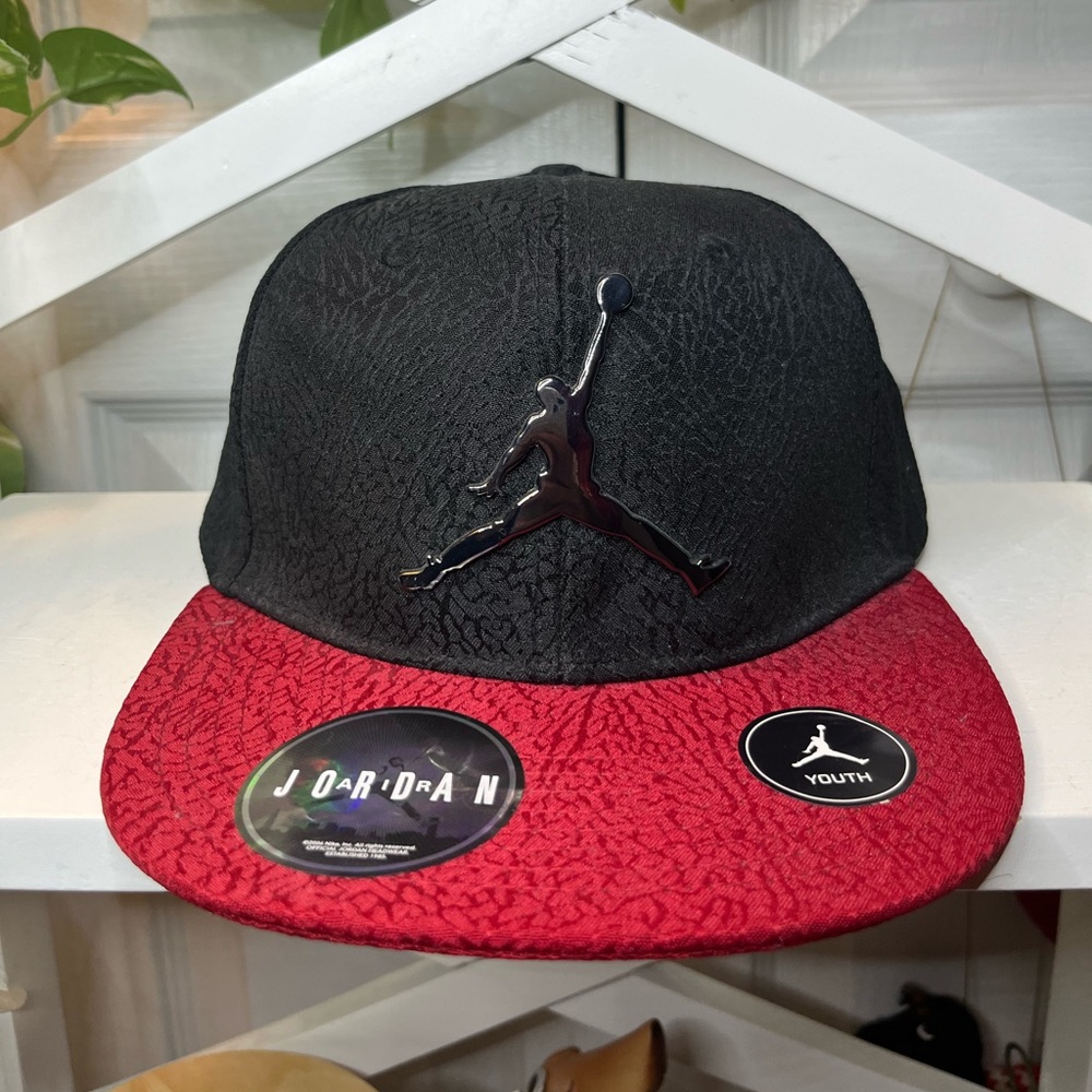 New! Jordan Youth Black hat cap